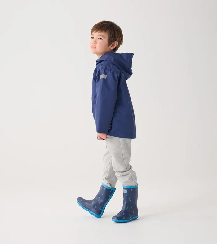 Rainwear GirlsBoys Hatley Navy ZipUp Lightweight Rain Jacket