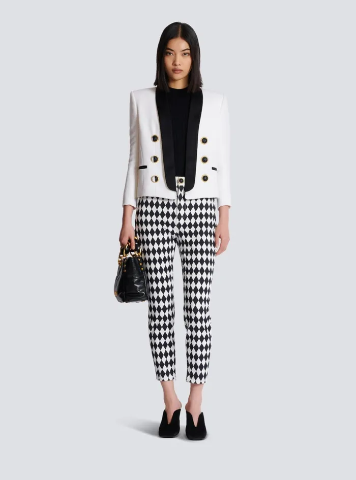 Ribbed Knit Top Black Women Balmain Tops And Shirts