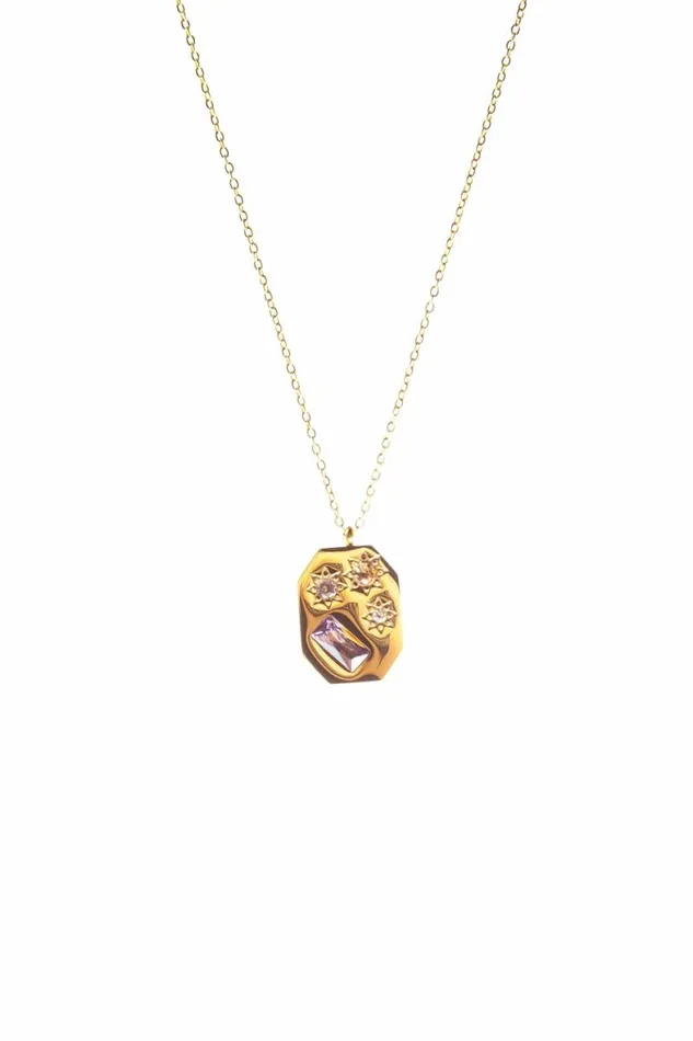 River Pendant Necklace Gold Women Bohme Jewelry
