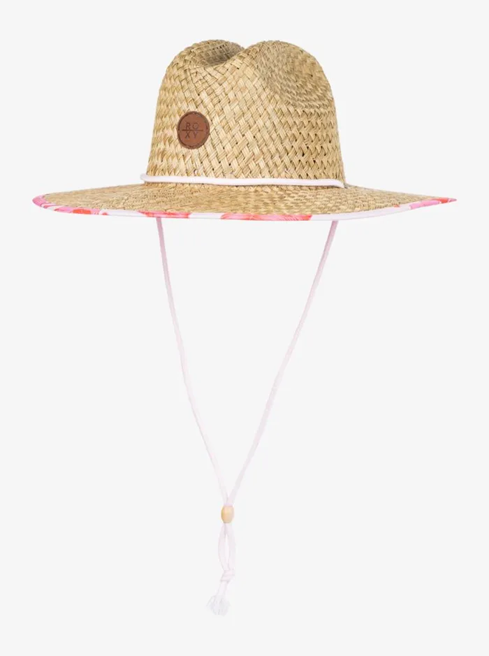 Roxy Beanies Pina To My Colada Printed Sun Hat Pale Dogwood Lhibiscus 8211 Women Roxy Beanies Pina To My Colada Printed Sun Hat Pale Dogwood Lhibiscus 8211 Women