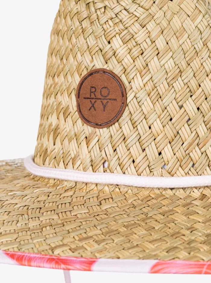 Roxy Beanies Pina To My Colada Printed Sun Hat Pale Dogwood Lhibiscus 8211 Women Roxy Beanies Pina To My Colada Printed Sun Hat Pale Dogwood Lhibiscus 8211 Women