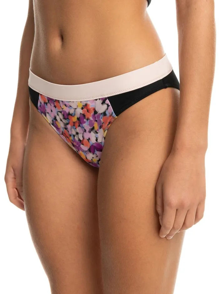 Roxy Bikinis Roxy Active Bikini Bottoms Anthracite Swim Blooms 8211 Women Roxy Bikinis Roxy Active Bikini Bottoms Anthracite Swim Blooms 8211 Women