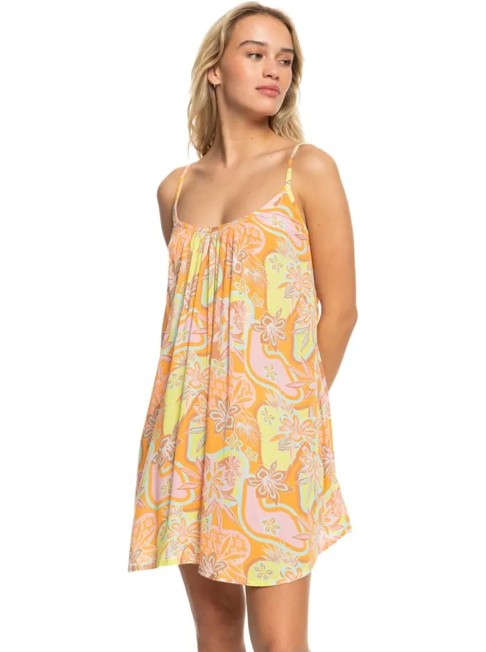 Roxy Cover Ups Summer Adventures Beach Dress Mock Orange Roxy Delic 8211 Women