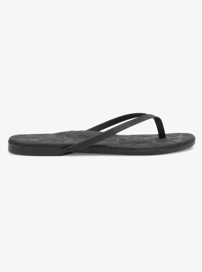 Roxy Flip Flops Gabbie FlipFlops Black 8211 Women Roxy Flip Flops Gabbie FlipFlops Black 8211 Women