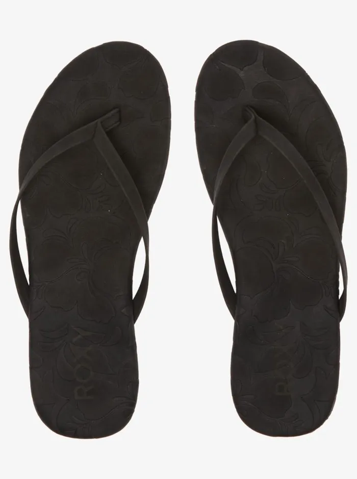 Roxy Flip Flops Gabbie FlipFlops Black 8211 Women Roxy Flip Flops Gabbie FlipFlops Black 8211 Women
