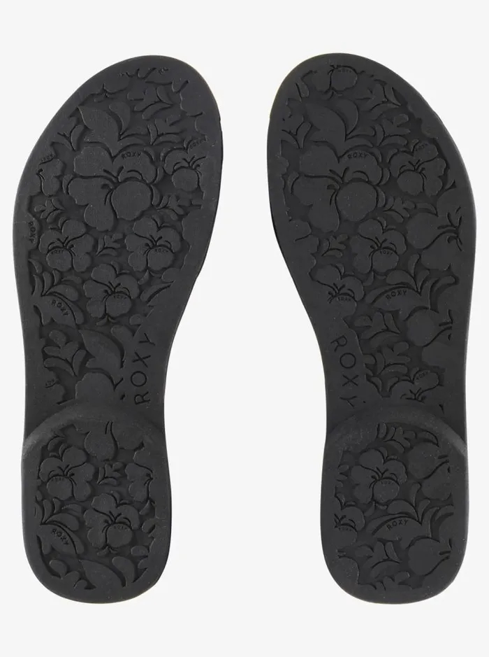 Roxy Flip Flops Gabbie FlipFlops Black 8211 Women Roxy Flip Flops Gabbie FlipFlops Black 8211 Women