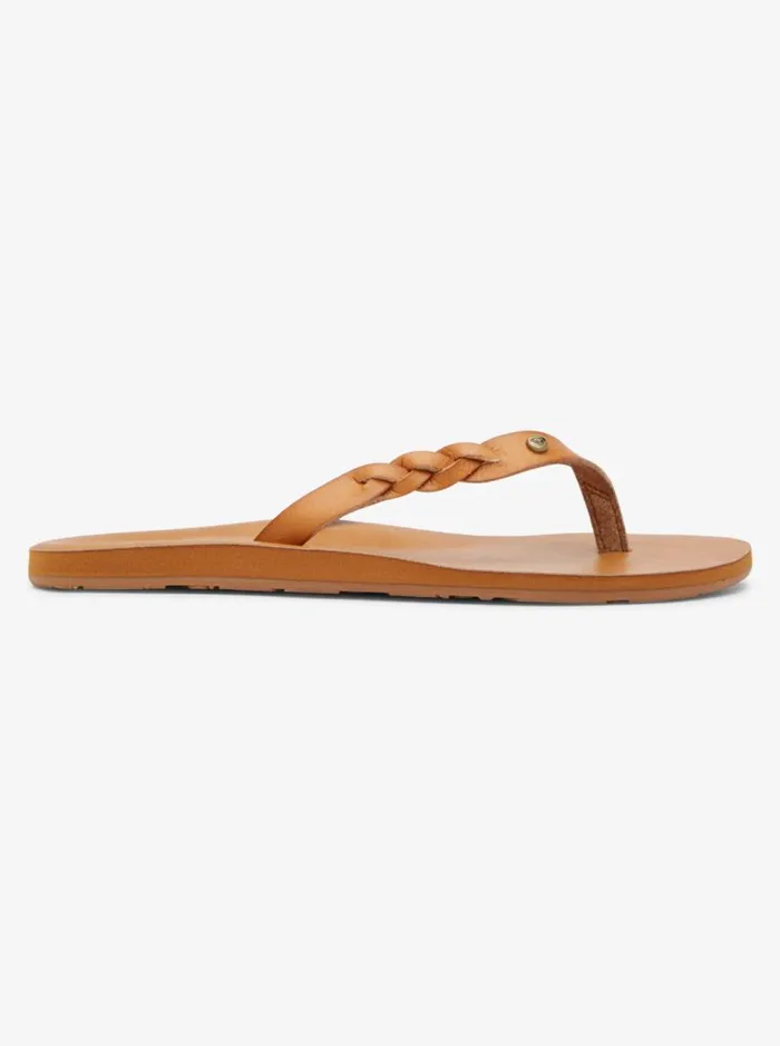 Roxy Flip Flops Liza FlipFlops Tanbrown 8211 Women Roxy Flip Flops Liza FlipFlops Tanbrown 8211 Women