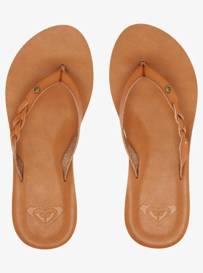 Roxy Flip Flops Liza FlipFlops Tanbrown 8211 Women Roxy Flip Flops Liza FlipFlops Tanbrown 8211 Women