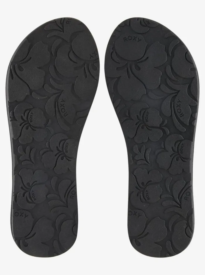 Roxy Flip Flops Malia FlipFlops Black 8211 Women Roxy Flip Flops Malia FlipFlops Black 8211 Women