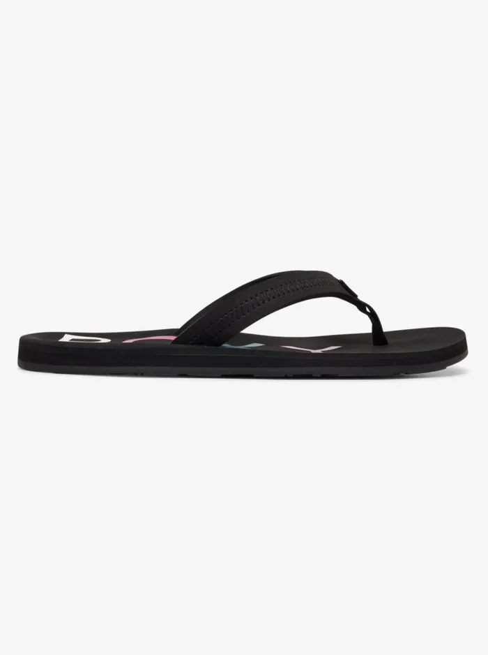 Roxy Flip Flops Vista FlipFlops Black 8211 Women Roxy Flip Flops Vista FlipFlops Black 8211 Women