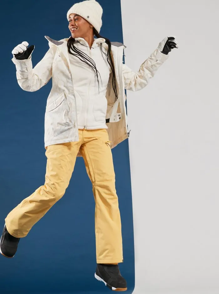 Roxy Jackets Tundra Technical Fleece Egret 8211 Women
