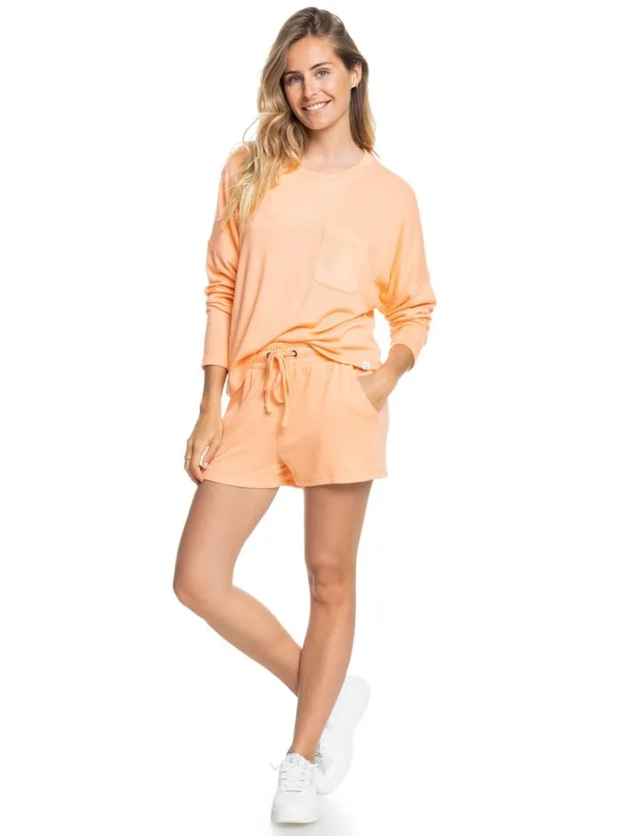 Roxy Loungewear Bidden Summer Sweatshorts Cantaloupe 8211 Women Roxy Loungewear Bidden Summer Sweatshorts Cantaloupe 8211 Women