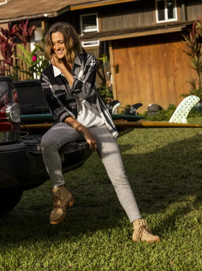 Roxy Loungewear Lazy Day NonDenim Pants Heritage Heather 8211 Women Roxy Loungewear Lazy Day NonDenim Pants Heritage Heather 8211 Women