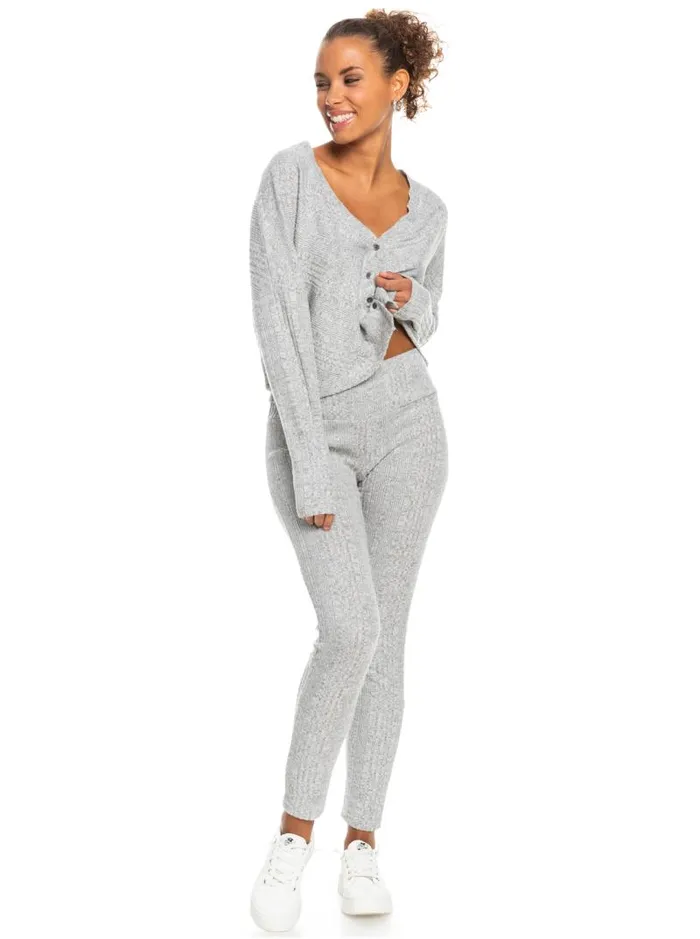 Roxy Loungewear Lazy Day NonDenim Pants Heritage Heather 8211 Women Roxy Loungewear Lazy Day NonDenim Pants Heritage Heather 8211 Women