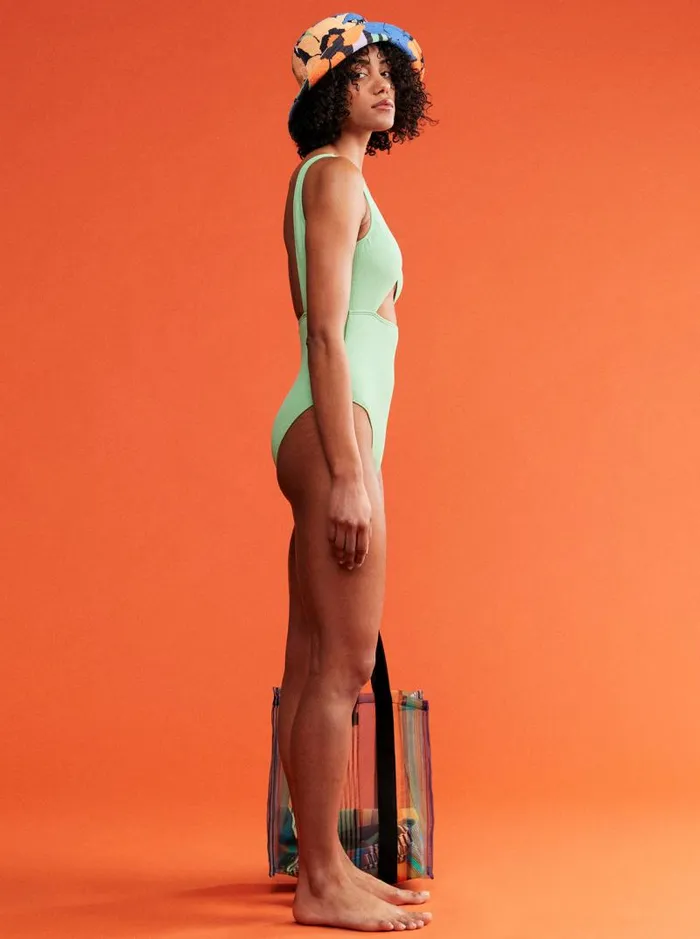 Roxy One Pieces Color Jam OnePiece Swimsuit Absinthe Green 8211 Women Roxy One Pieces Color Jam OnePiece Swimsuit Absinthe Green 8211 Women