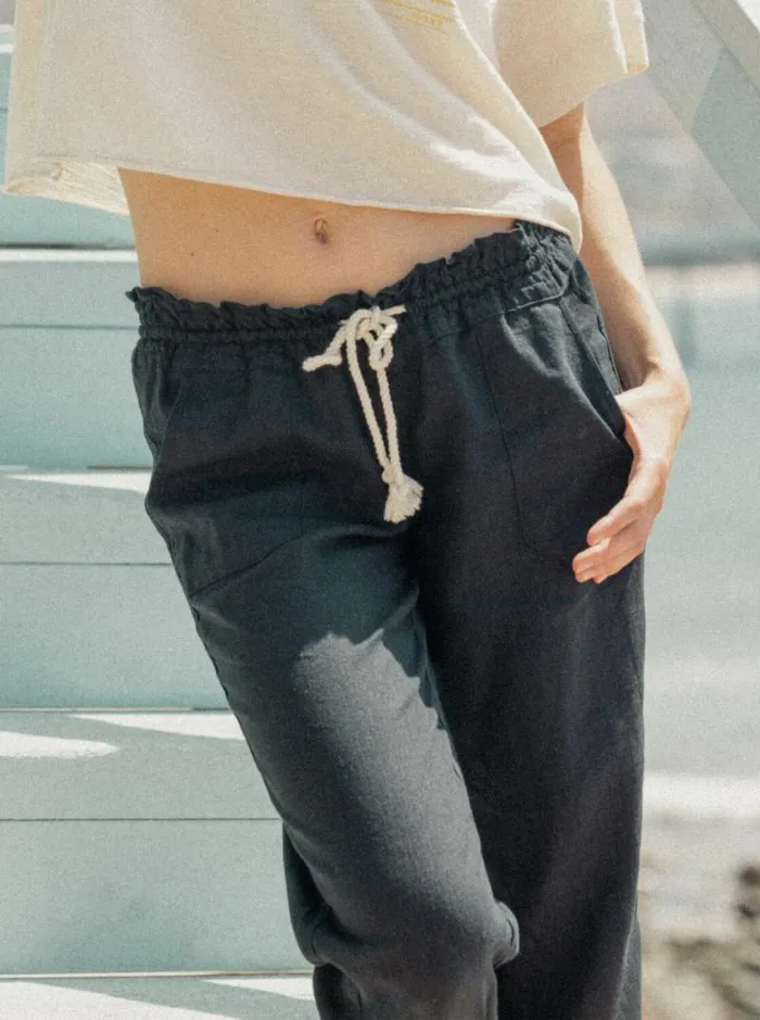 Roxy Pants and Jeans Oceanside Flared Pants True Black 8211 Women