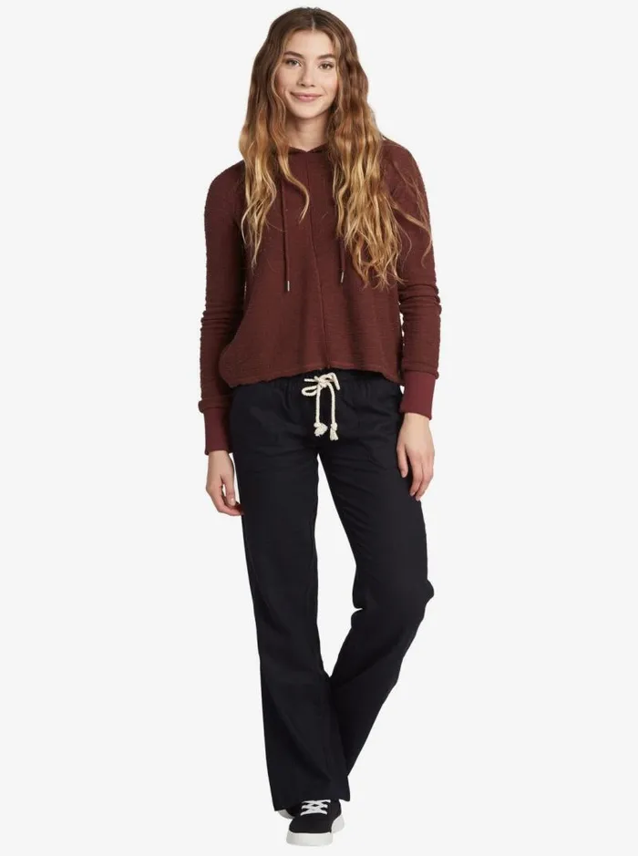 Roxy Pants and Jeans Oceanside Flared Pants True Black 8211 Women Roxy Pants and Jeans Oceanside Flared Pants True Black 8211 Women