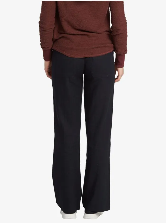 Roxy Pants and Jeans Oceanside Flared Pants True Black 8211 Women Roxy Pants and Jeans Oceanside Flared Pants True Black 8211 Women
