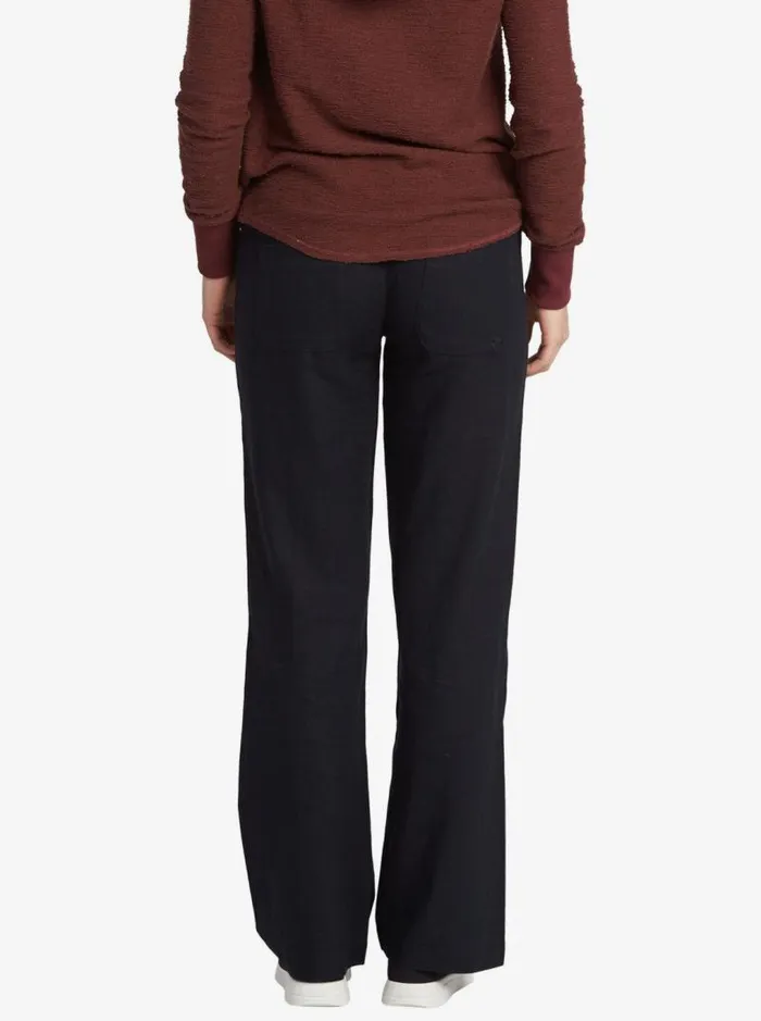 Roxy Pants and Jeans Oceanside Flared Pants True Black 8211 Women Roxy Pants and Jeans Oceanside Flared Pants True Black 8211 Women