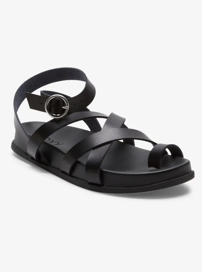 Roxy Sandals Ahri Sandals Black 8211 Women Roxy Sandals Ahri Sandals Black 8211 Women