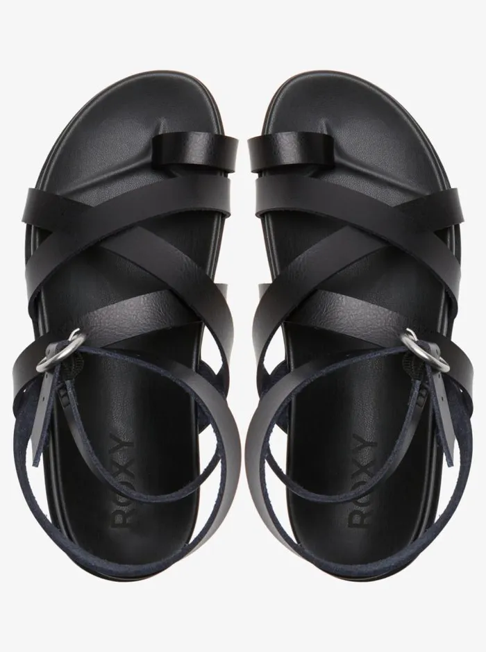 Roxy Sandals Ahri Sandals Black 8211 Women Roxy Sandals Ahri Sandals Black 8211 Women