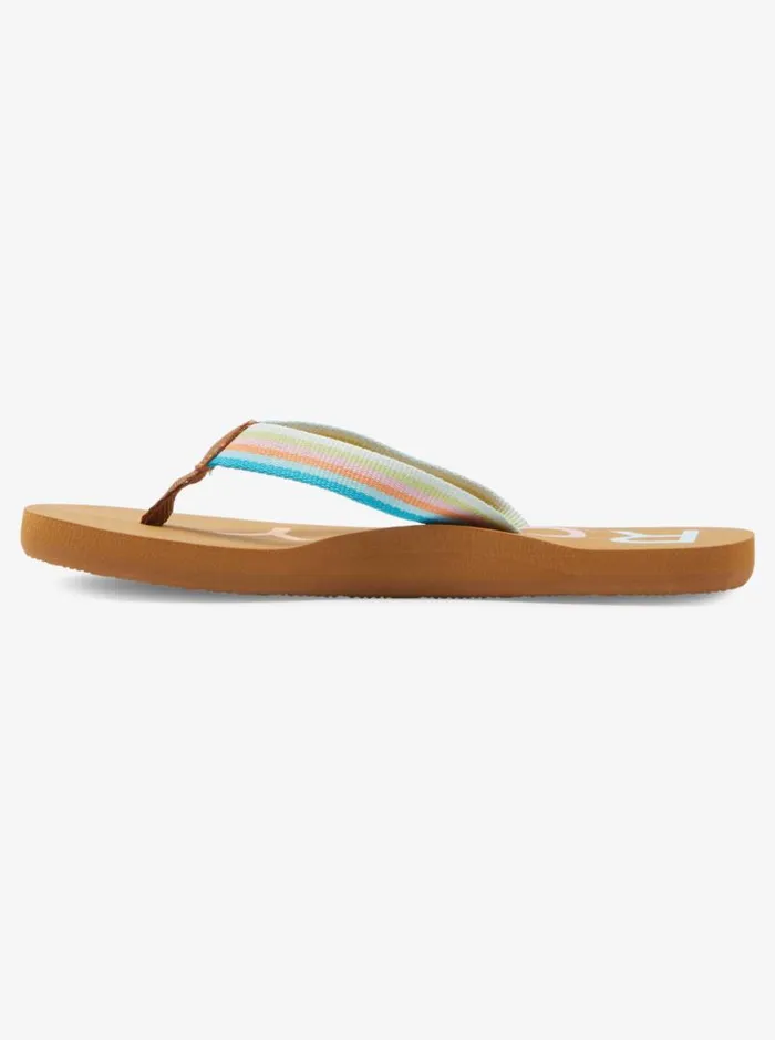 Roxy Shoes and Sandals Girl039s 416 Colbee FlipFlops Multi 2 8211 Kids Roxy Shoes and Sandals Girl039s 416 Colbee FlipFlops Multi 2 8211 Kids