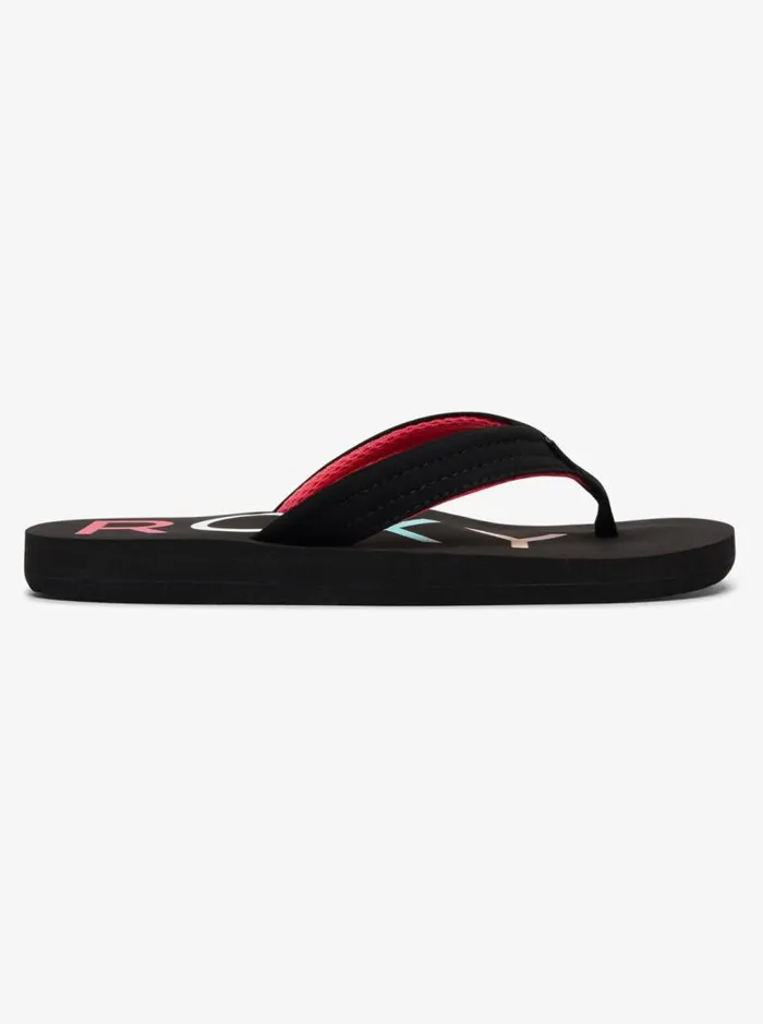 Roxy Shoes and Sandals Girl039s 416 Vista FlipFlops Black 8211 Kids Roxy Shoes and Sandals Girl039s 416 Vista FlipFlops Black 8211 Kids