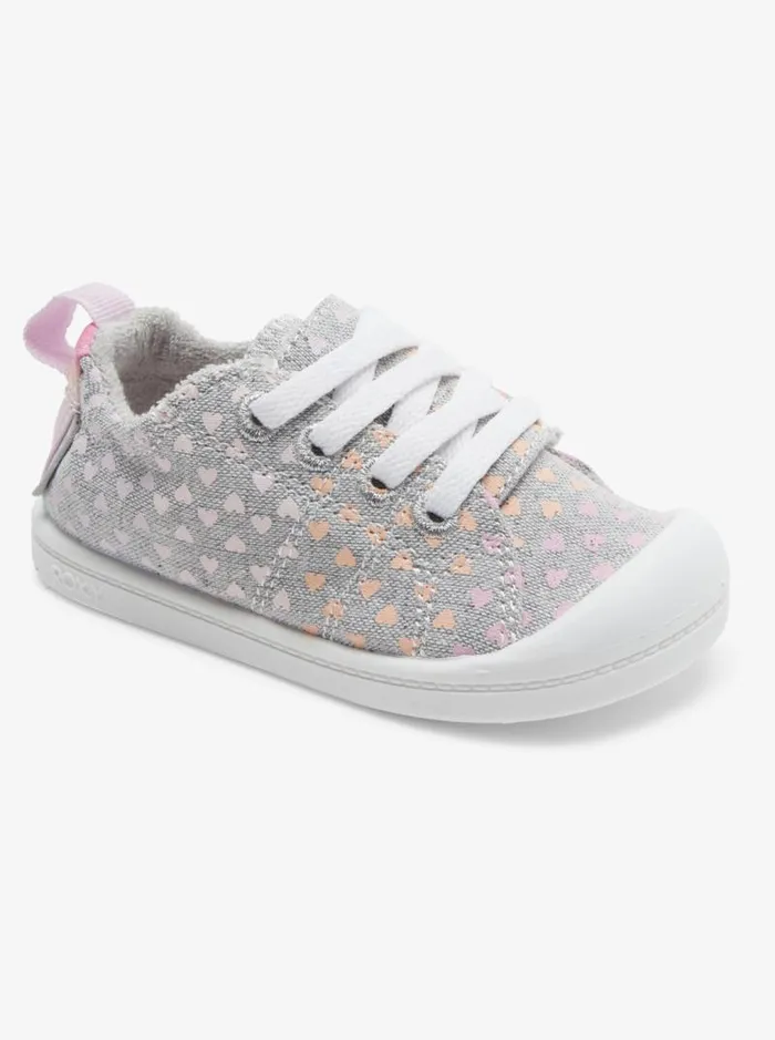 Roxy Shoes and Sandals Toddler039s Bayshore Shoes Grey White 8211 Kids