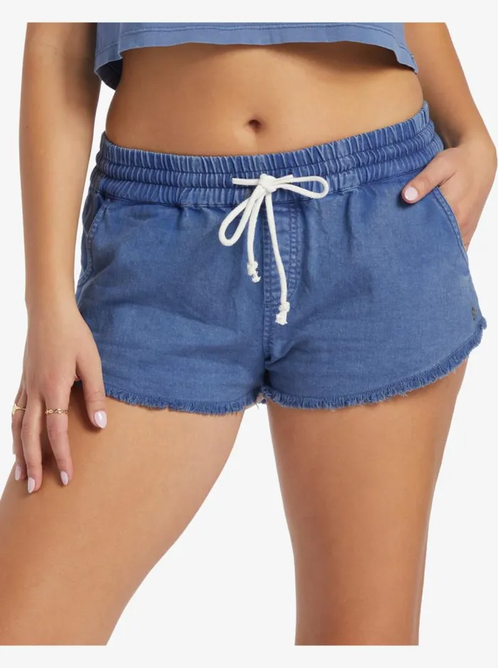 Roxy Shorts Scenic Route Elastic Shorts Bijou Blue 8211 Women