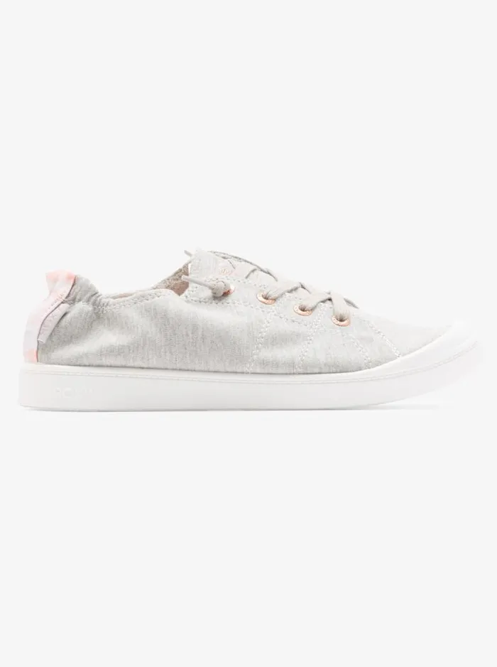 Roxy Sneakers Bayshore Plus Shoes Heather Greywhite 8211 Women Roxy Sneakers Bayshore Plus Shoes Heather Greywhite 8211 Women