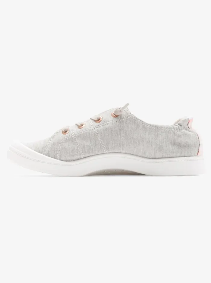 Roxy Sneakers Bayshore Plus Shoes Heather Greywhite 8211 Women Roxy Sneakers Bayshore Plus Shoes Heather Greywhite 8211 Women