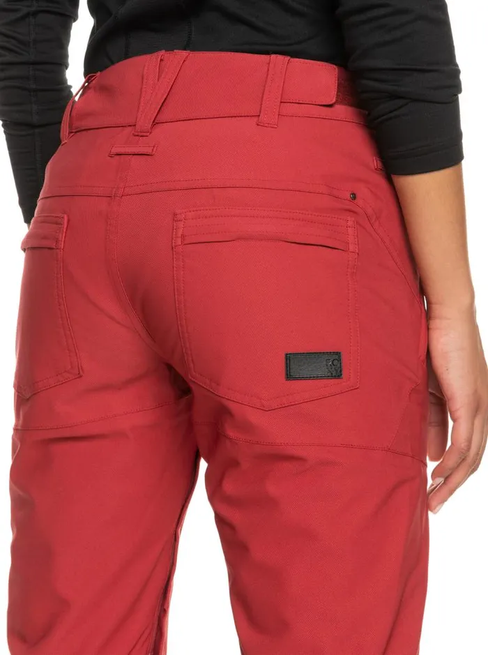 Roxy Snow Pants Cabin Slim Fit Snow Pants Brick Red 8211 Women Roxy Snow Pants Cabin Slim Fit Snow Pants Brick Red 8211 Women