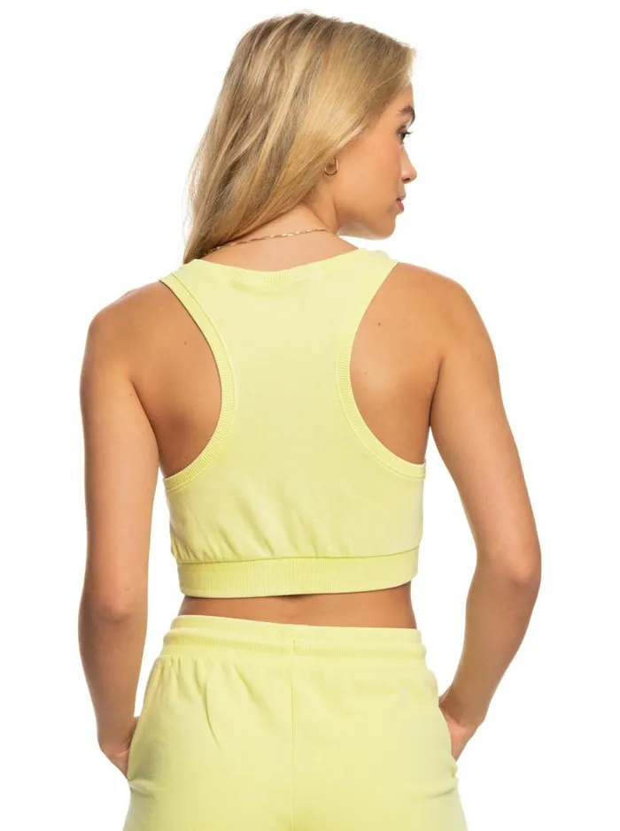 Roxy Tops Taking It Easy Cropped Tank Top Daiquiri Green 8211 Women Roxy Tops Taking It Easy Cropped Tank Top Daiquiri Green 8211 Women