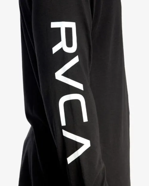 Rvca 2X Long Sleeve Tee Black SportMen Tees and Tanks
