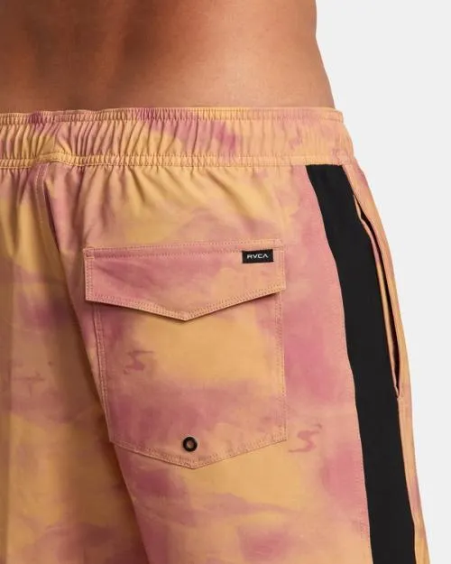 Rvca Apex Elastic Waist Boardshorts 17034 Bamboo Men Boardshorts