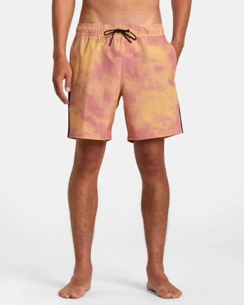 Rvca Apex Elastic Waist Boardshorts 17034 Bamboo Men Boardshorts