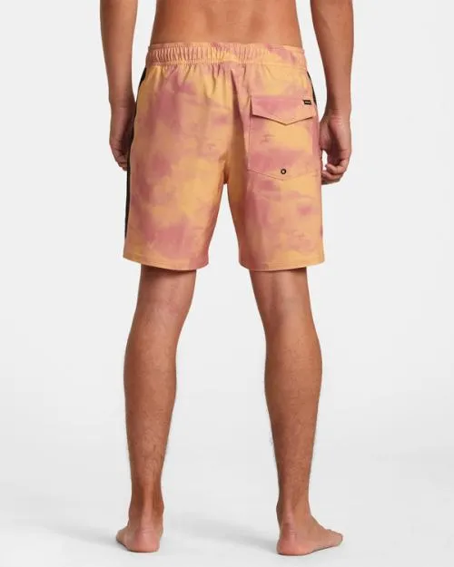 Rvca Apex Elastic Waist Boardshorts 17034 Bamboo Men Boardshorts