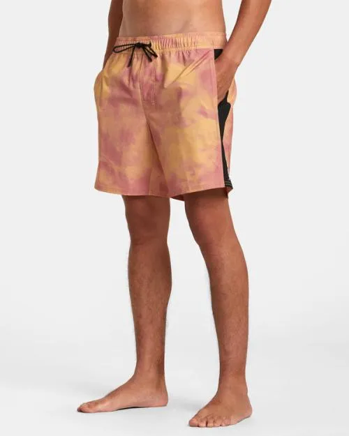 Rvca Apex Elastic Waist Boardshorts 17034 Bamboo Men Boardshorts