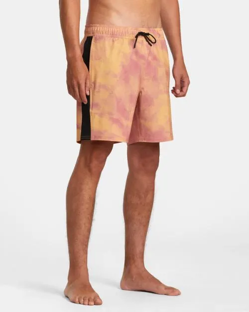 Rvca Apex Elastic Waist Boardshorts 17034 Bamboo Men Boardshorts
