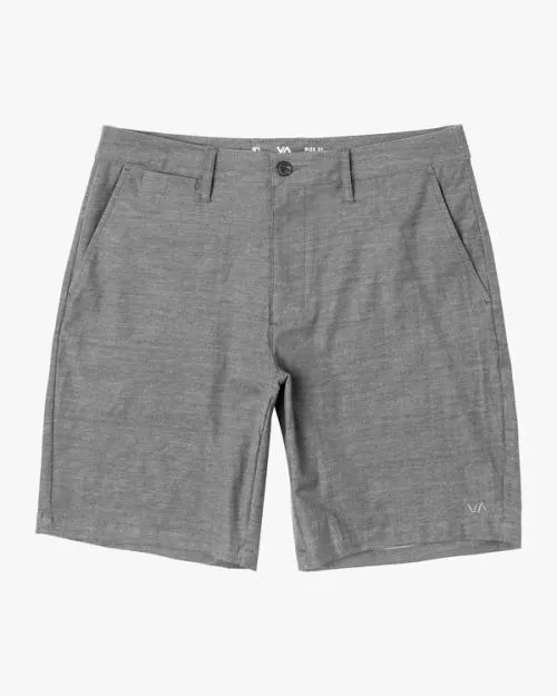 Rvca Back In Hybrid Walkshorts 19034 Athletic Heather Men Shorts and Hybrids