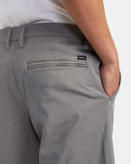 Rvca Back In Hybrid Walkshorts 19034 Athletic Heather Men Shorts and Hybrids
