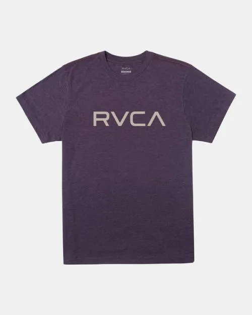 Rvca Big Tee Dark Plum Men Short Sleeves