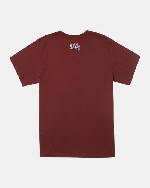 Rvca Boy039s Black Book TShirt Red Earth Boys Tees and Tanks
