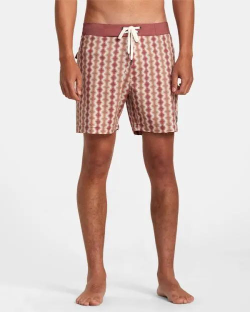 Rvca Brookes Boardshorts 16034 Cinnabar Men Boardshorts