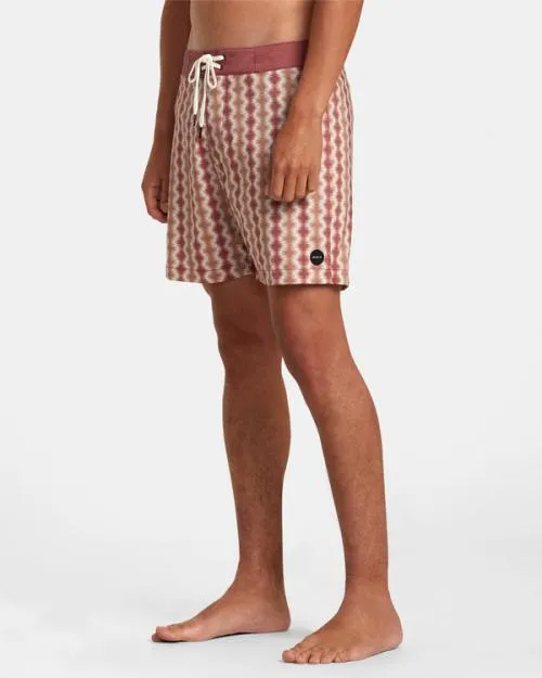 Rvca Brookes Boardshorts 16034 Cinnabar Men Boardshorts