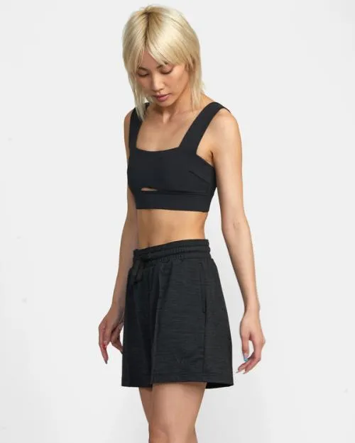 Rvca CAble Workout Shorts Black SportWomen Athletic Shorts