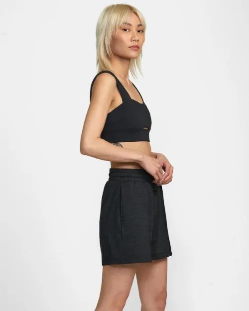 Rvca CAble Workout Shorts Black SportWomen Athletic Shorts