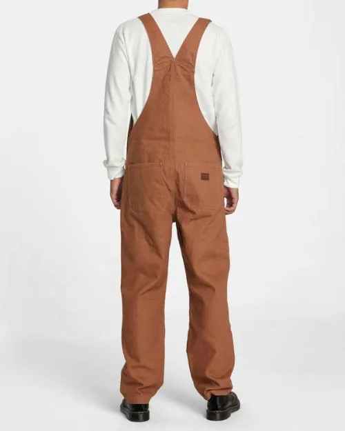 Rvca Chainmail Overalls Rawhide Men Pants