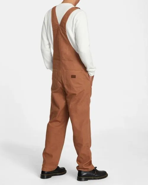 Rvca Chainmail Overalls Rawhide Men Pants
