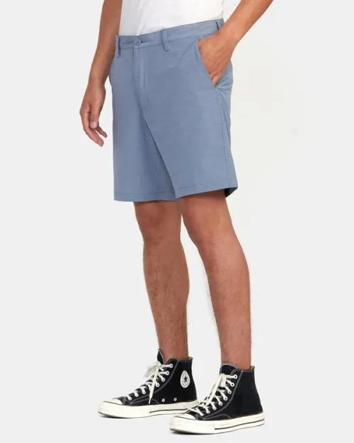 Rvca Daggers Hybrid Chino Shorts 18034 Slate Men Shorts and Hybrids